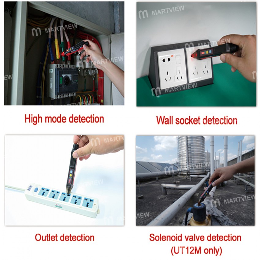 UNI-T UT12E / UT12M 24V-1000V Non-Contact Electric Test Pen