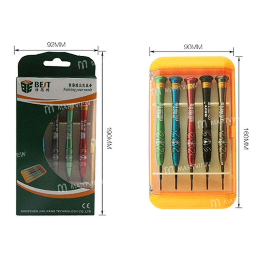 BST-668S 5-in-1 Precision Screwdriver Set for Macbook Phone Repair