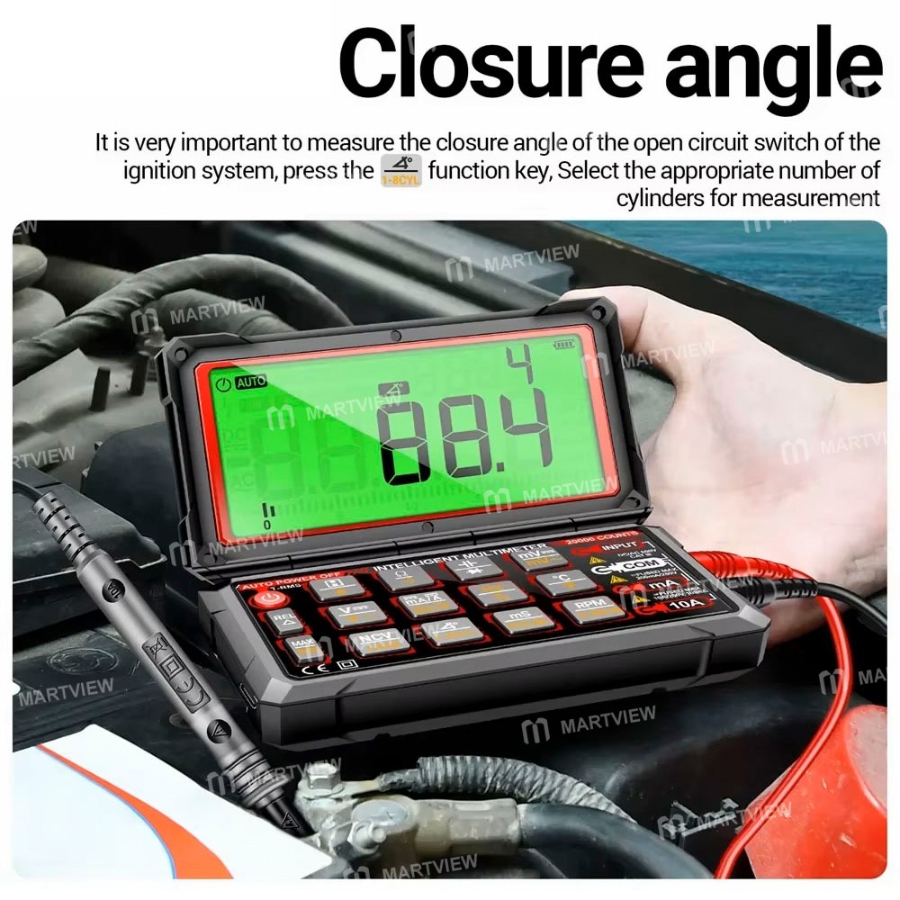 aneng 623-rechargeable-high-precision-smart-large-screen-digital-display-car-electrician-multimeter-