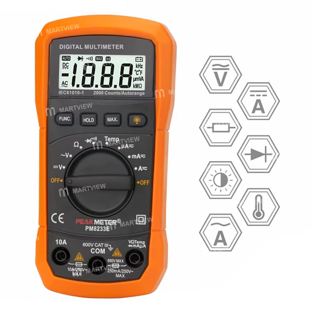 peakmeter pm8233e-6