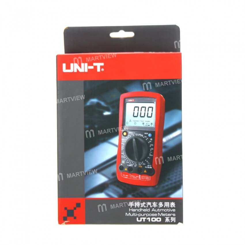 UNI-T UT107 Handheld Type 2000 Count Automotive Tester Volt Amp Ohm Temp Hz Meter Multimeter