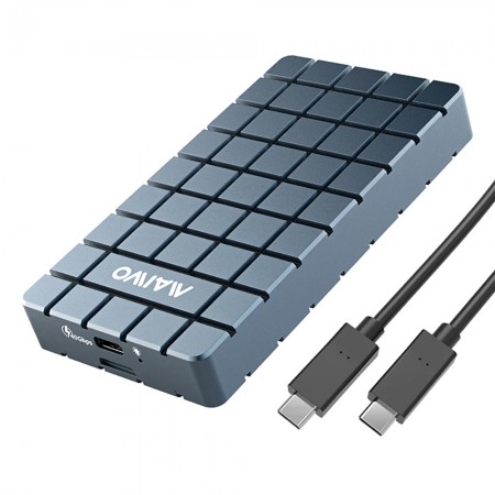 Maiwo K1717 USB4.0 40Gbps NVMe M.2 External SSD Enclosure Compatible with Thunderbolt 4