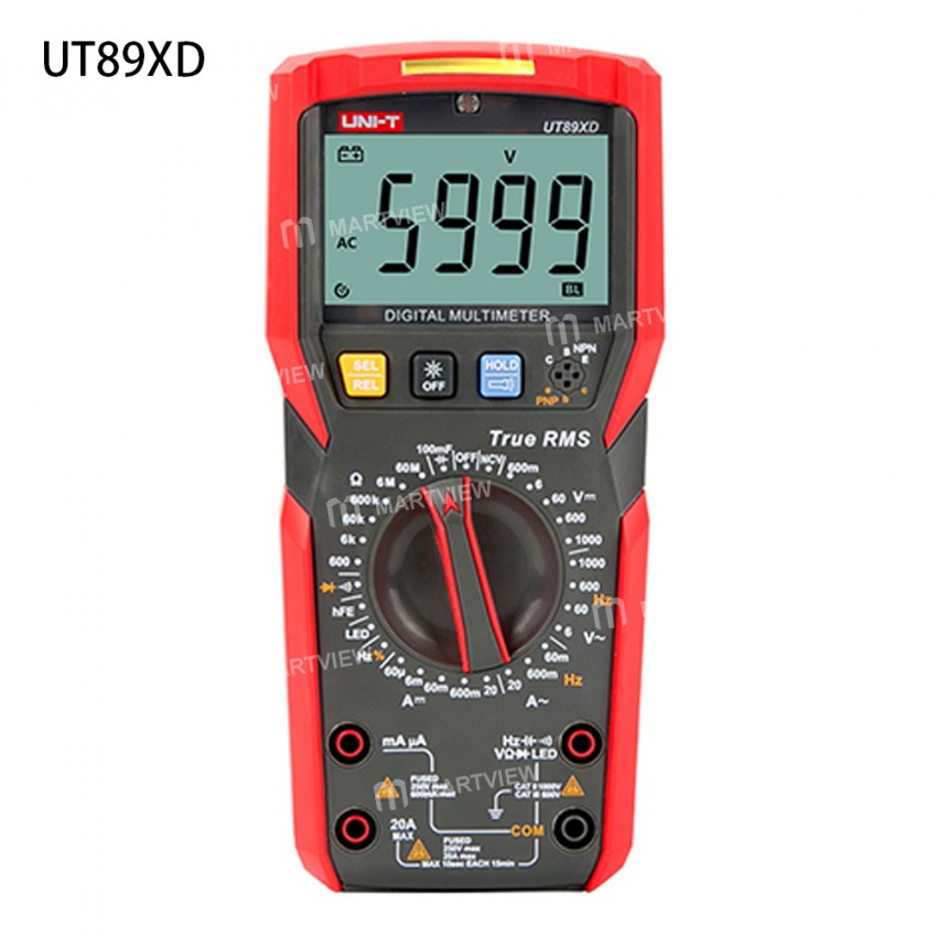 UNI-T UT89X / UT89XD Professional 20A Current AC DCDigital Multimeter