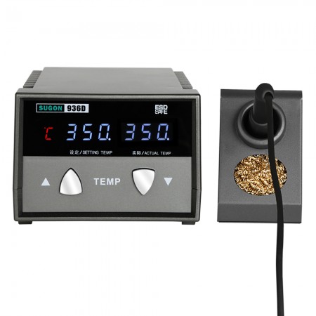 Sugon 936D Intelligent Double Digital Display Precision Soldering Station for Mobile Phone Repair
