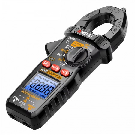 Aneng CM86 600A High-precision Automatic Digital Display AC / DC Current Clamp Meter