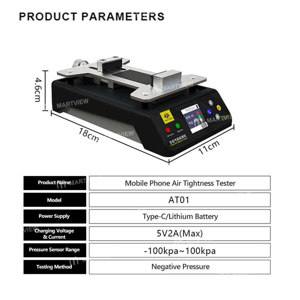 oss at01-mobile-phone-air-tightness-tester-for-mobile-phone-repair-testing-8
