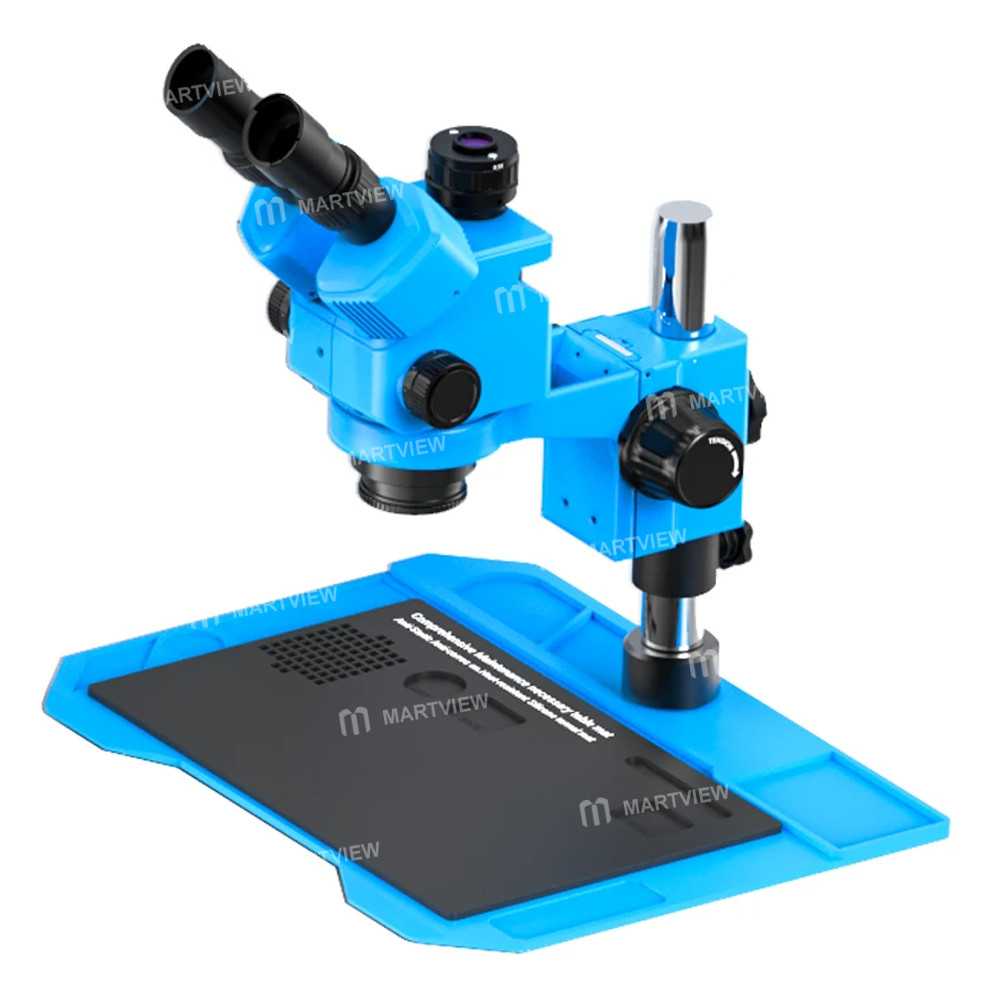 jcid m36560a-65-60x-continuous-zoom-trinocular-stereo-microscope-with-aluminum-alloy-base-1