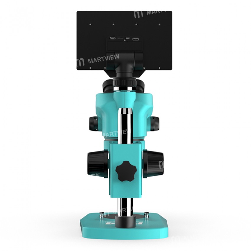 rf4 rf7050tv-ys010w-7-50x-synchronous-zoom-trinocular-stereo-microscope-with-10-inch-camera-monitor-