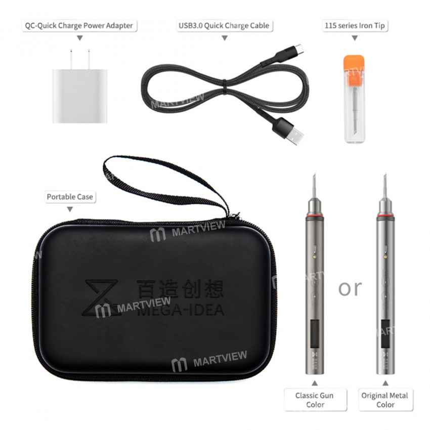 Qianli MEGA-IDEA 20W 115 Series Quick Charge Nano Electric Iron for PCB Welding Repair