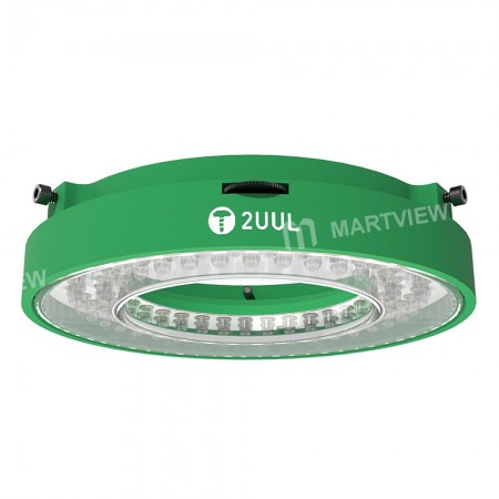 2UUL Adjustable LED Microscope Ring Lamp - Green