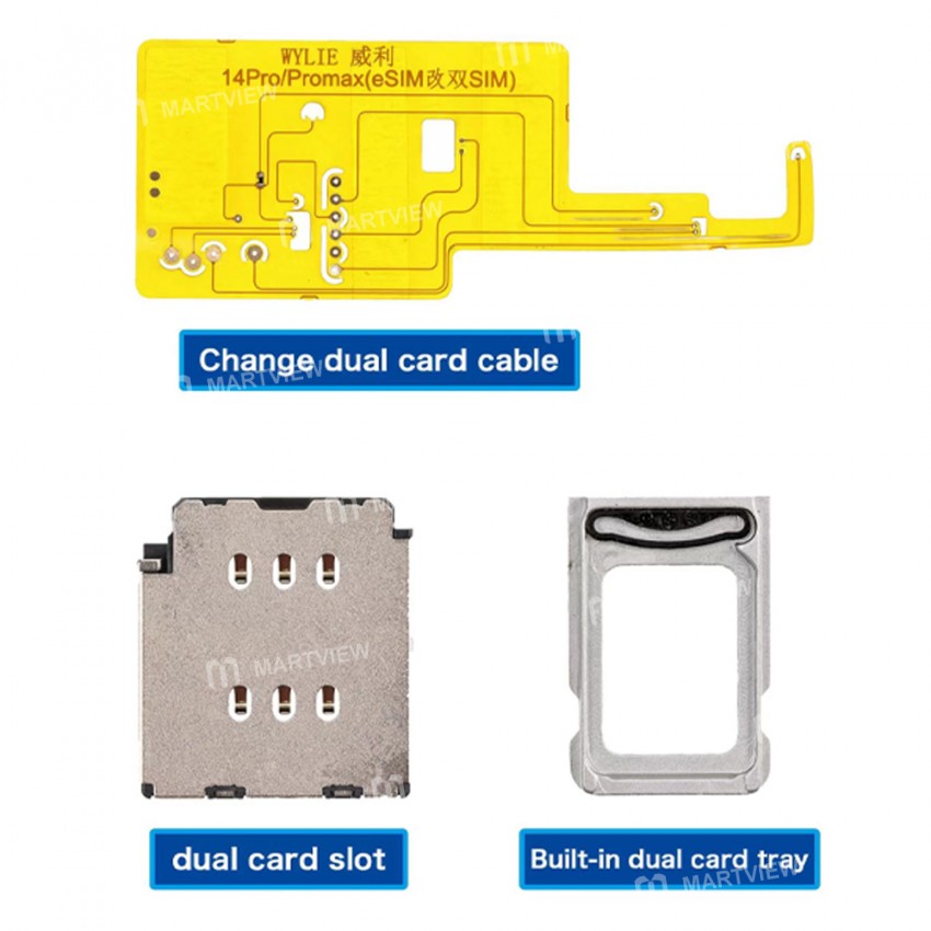 wylie tool-kit-layer-free-for-iphone-14-pro-14pro-max-dual-esim-to-dual-sim-card-2