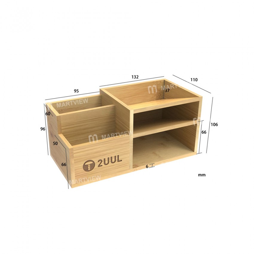 2UUL Bamboo Tool Storage Rack