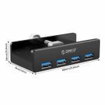 Orico Aluminum External 4 Ports Clip-type USB 3.0 HUB