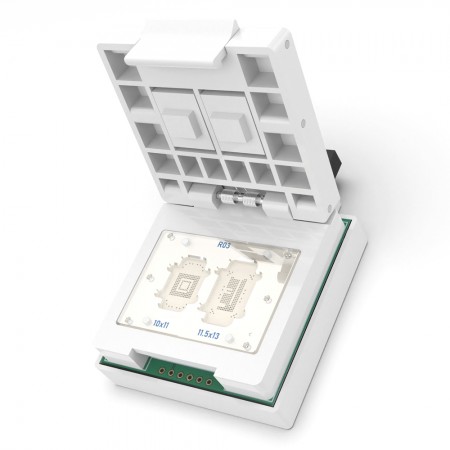 2025 New Upgrade Version 2 in 1 eMMC / eMCP Socket (169-FBGA,153-FBGA,162-FBGA,186-FBGA) Test Socket Adapter for UFI-Box