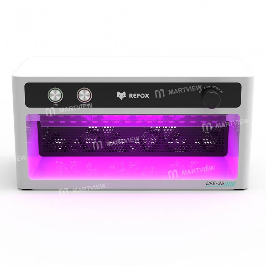 Refox DFE-35 Multifunction Phone Repair Dust Removal Workbench for Lighting / Dust Detecting / UV Cu