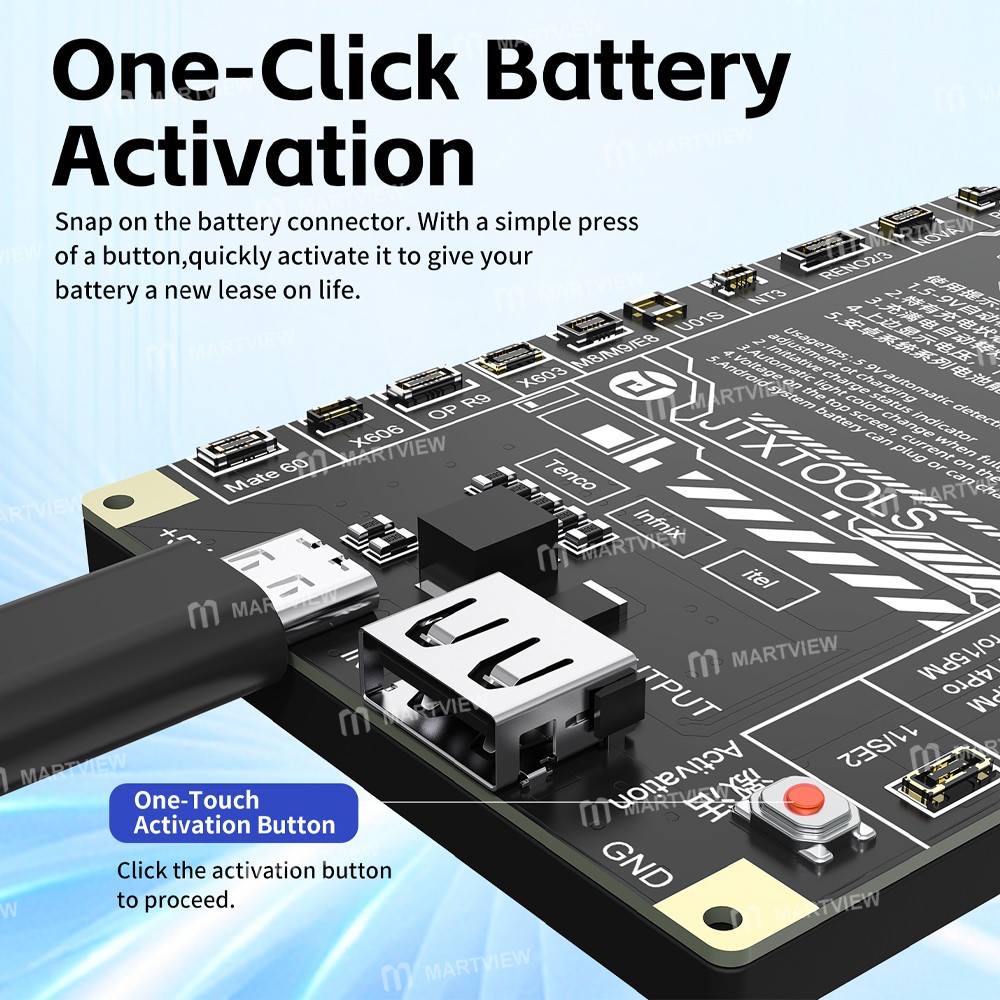 jtx b9-5-9v-battery-charging-activation-board-for-iphone-6s-17pm-without-16e-most-android-3