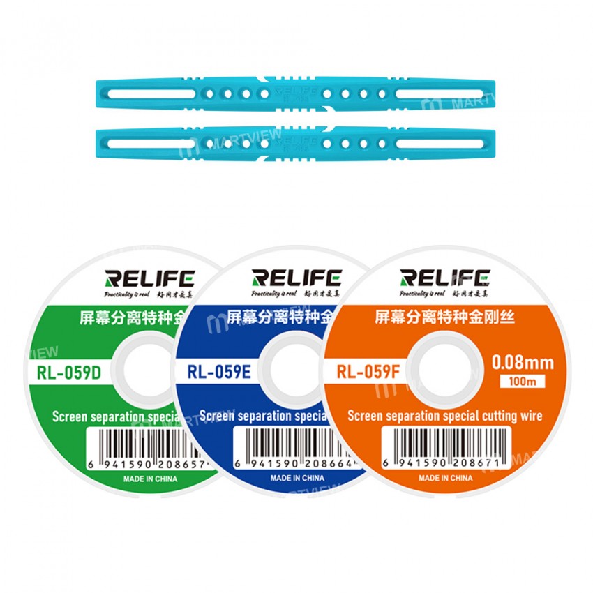 relife rl-059-plus-5-in-1-universal-lcd-oled-screen-separation-cutting-diamond-wire-set-9