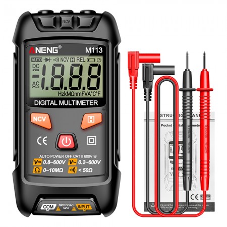 Aneng M113 Intelligent Full-automatic Anti-burning Digital Multimeter