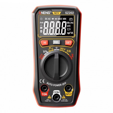 Aneng SZ202 High Accuracy Intelligent Digital Multimeter with Capacitor Test Function
