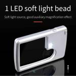 luxianzi portable-3x-6x-card-type-transparent-glass-magnifying-with-led-light-10