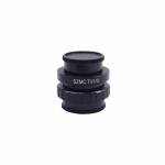 SZMCTV 1 / 2 1 / 3 0.5X 1X C-mount Adapter Lens for Simul-Focal Trinocular Stereo Microscope