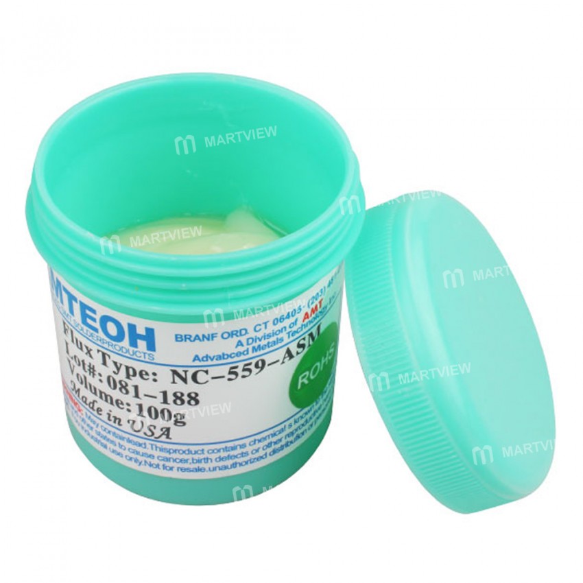 Amtech NC-559-ASM 100G Lead-Free Soldering Flux Welding Paste - Martview
