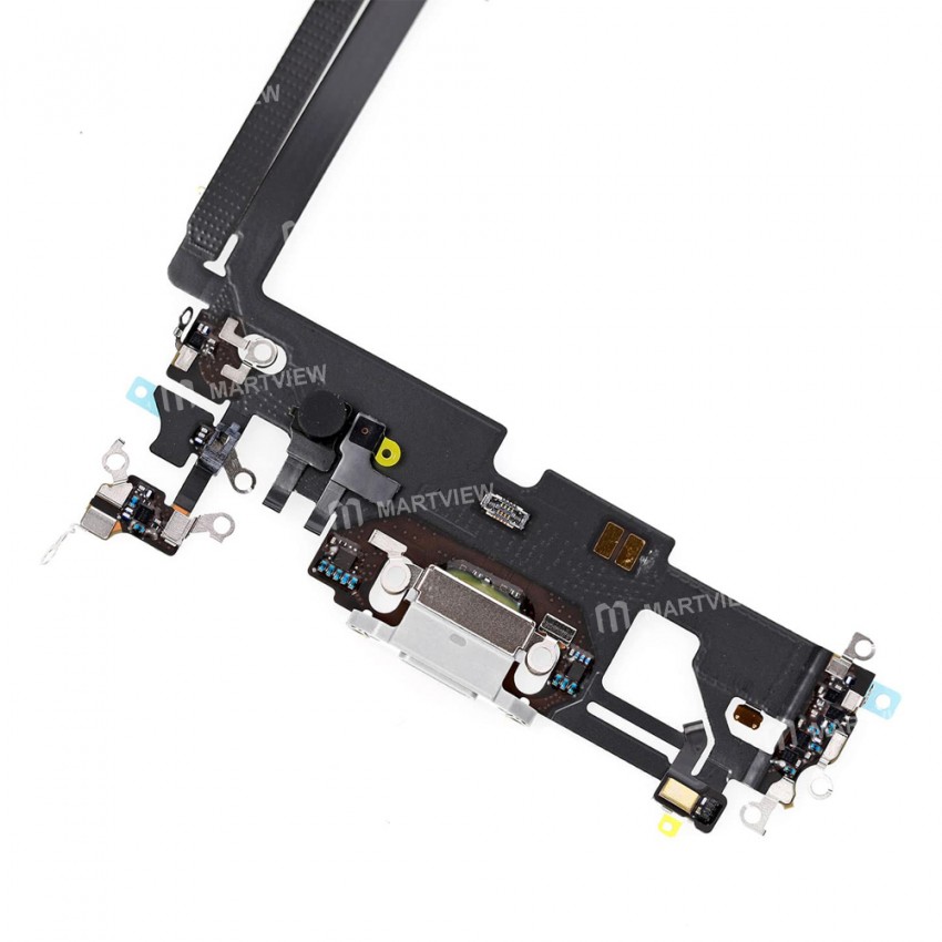 Replacement usb charging flex cable for iPhone 12 pro max silver