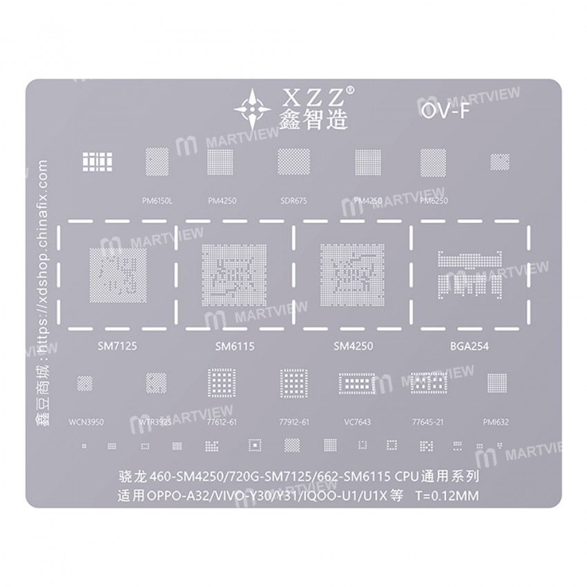 xinzhizao cpu-universal-series-bga-reballing-stencil-set-for-oppo-vivo-mobile-phones-10