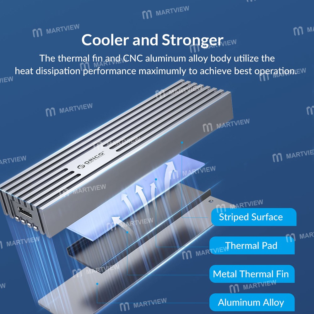 orico m233c3-g4-usb32-gen2-type-c-20gbps-m2-nvme-aluminum-m2-ssd-enclosure-6