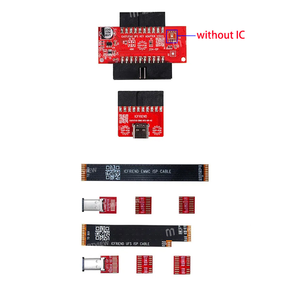 ICFriend EMMC UFS Cable Kit Support ICFriend 2-in-1 / 3-in-1 / 4-in-1 / 6-in-1 Modify FPC ISP Cable
