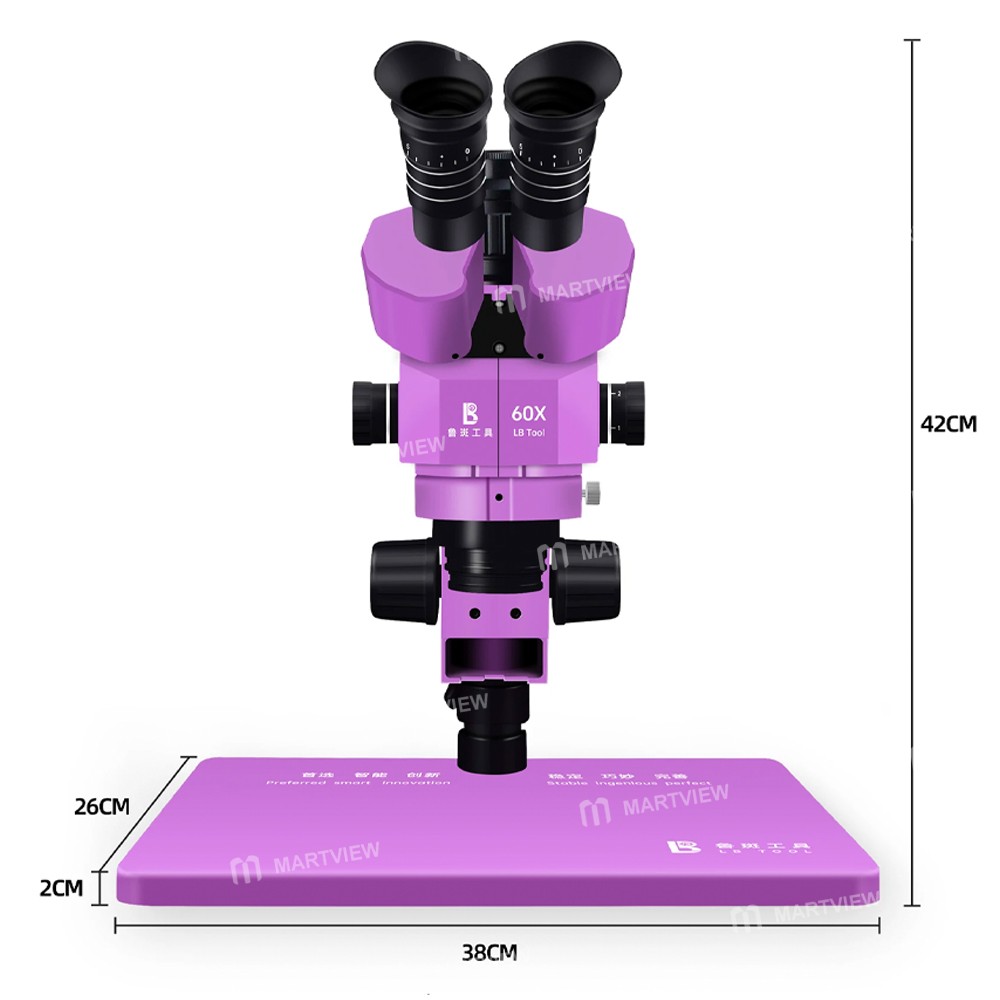 luban lb-60x-660x-trinocular-stereo-microscope-support-diopter-adjustment-for-pcb-soldering-repair-8