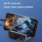 Hagibis 10-in-1 Type-C to 4K HDMI PD 100W Phone Holder Stand Docking Station