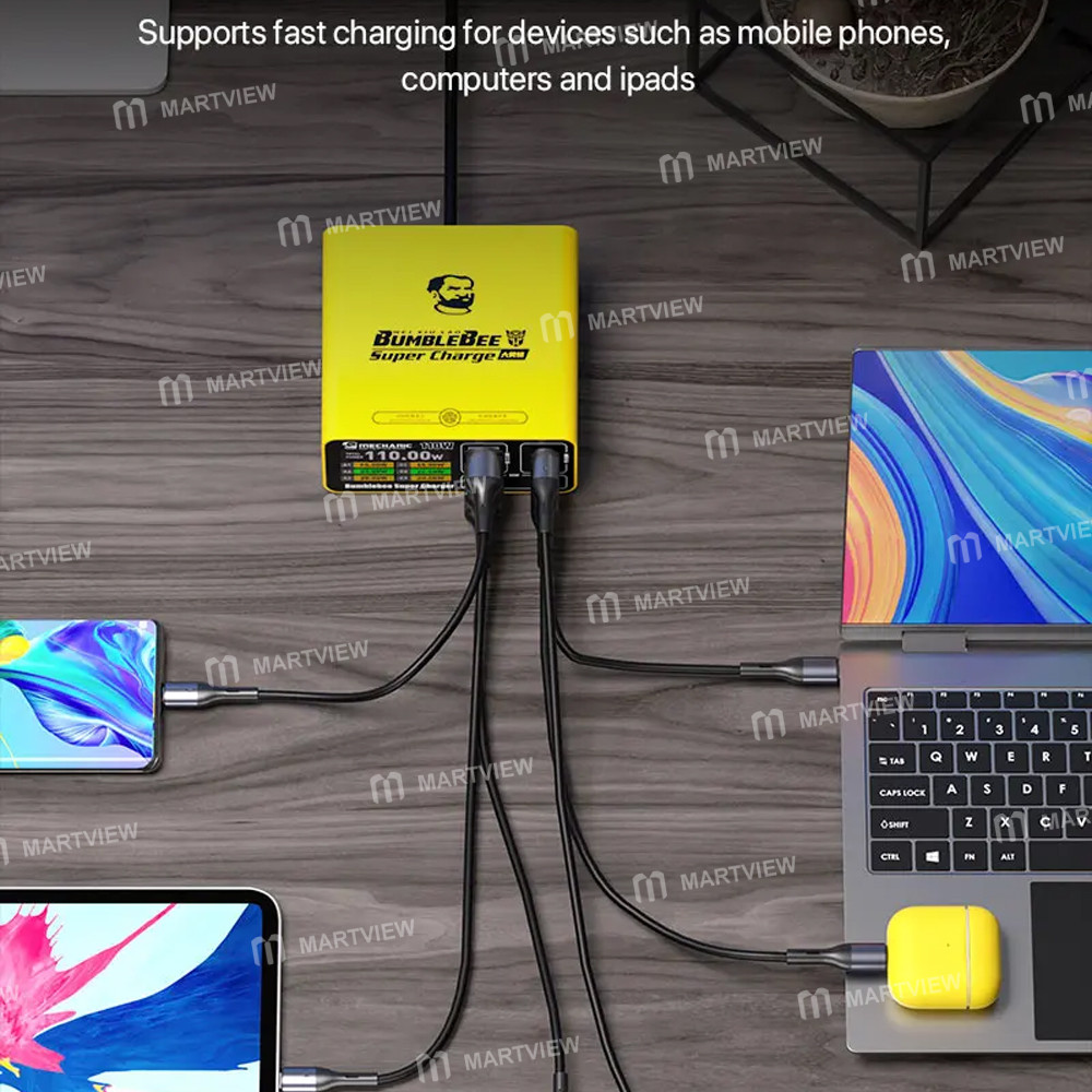 mechanic m-power-110-pro-bumblebee-gan-multi-port-fast-charging-usb-type-c-qc-pd-charging-station-4