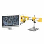 Kailiwei S180W 48MP Built-in Camera 7-180X Continuous Zoom Double Arm Digital Industrial Microscope