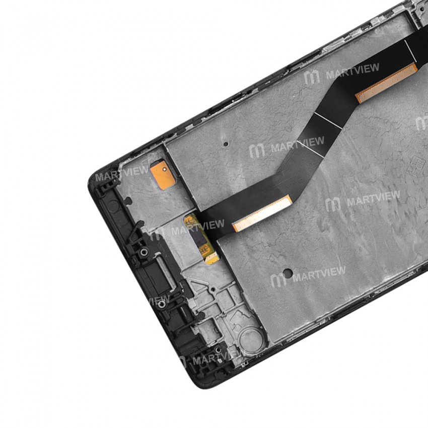 LCD Display Touch Screen Digitizer Assembly Replacement with Frame for Huawei P9 Plus - Gold