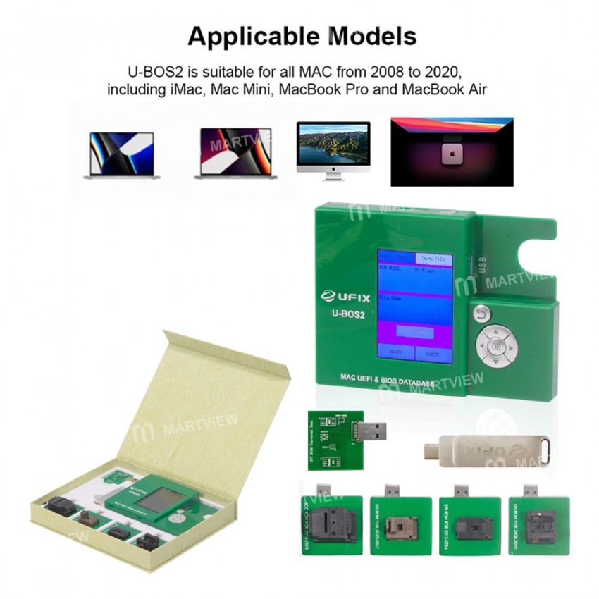UFIX U-BOS2 Data Assistant for MacBook UEFI & BIOS Database Read Write Backup Repair