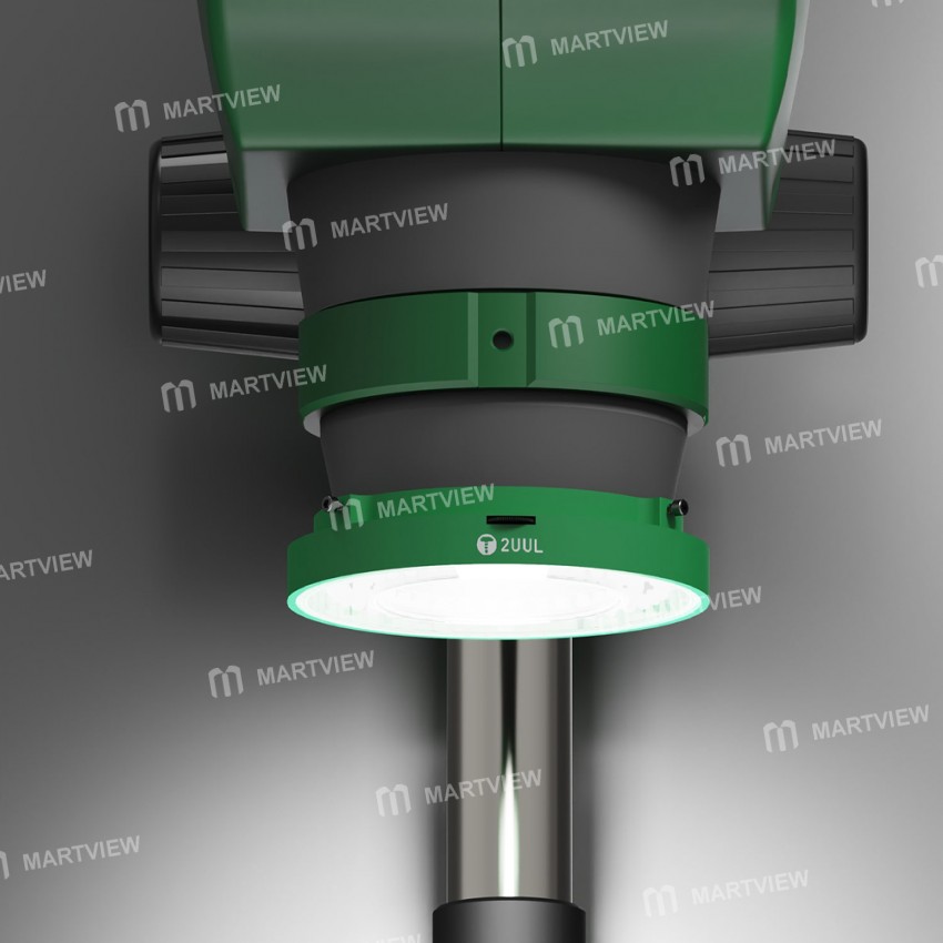 2UUL Adjustable LED Microscope Ring Lamp - Green