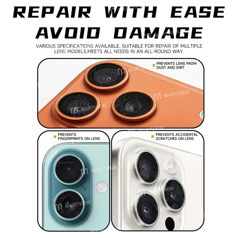 luowei lw-395-4-in-1-aluminum-alloy-replacement-blue-light-protective-cover-set-for-iphone-android-3