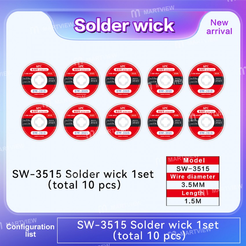 i2c 15m-low-residue-solder-wick-for-mobile-phone-pcb-board-repair-11