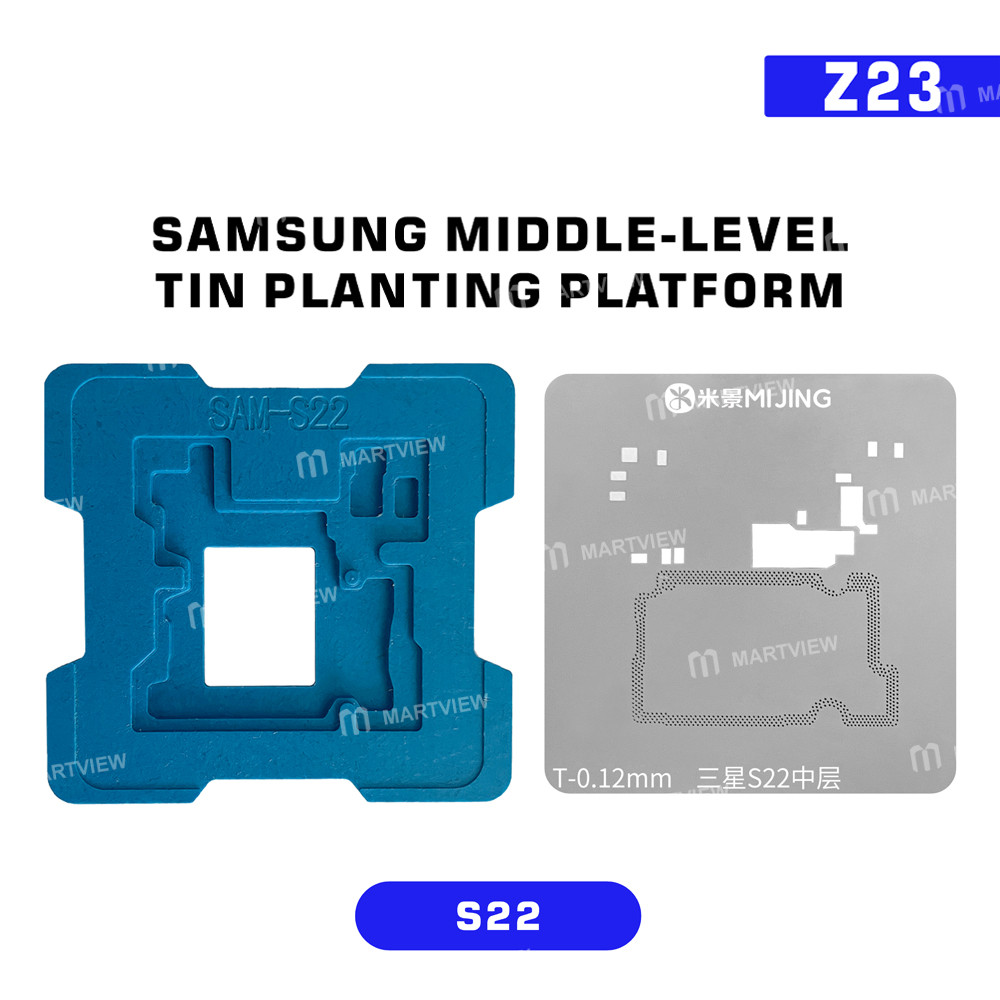 mijing z23-middle-level-tin-planting-bga-reballing-platform-set-for-samsung-galaxy-s20-to-s25-series