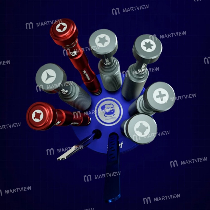 Mechanic 360° Rotatable iSort 9 Hole Screwdriver Storage Rack Socket