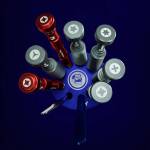 Mechanic 360° Rotatable iSort 9 Hole Screwdriver Storage Rack Socket