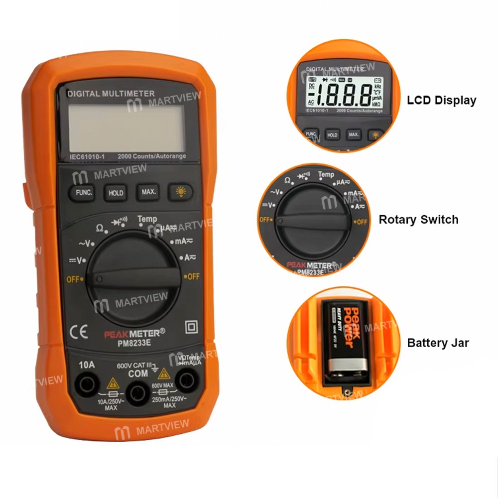 peakmeter pm8233e-9