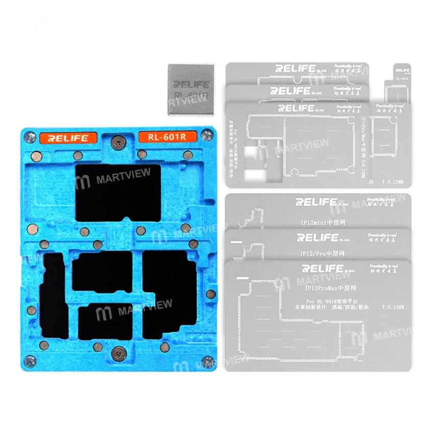 Relife RL-601R Motherboard Reballing Platform PCB Middle Layer Disassembly Planting Tin Fixture Hold
