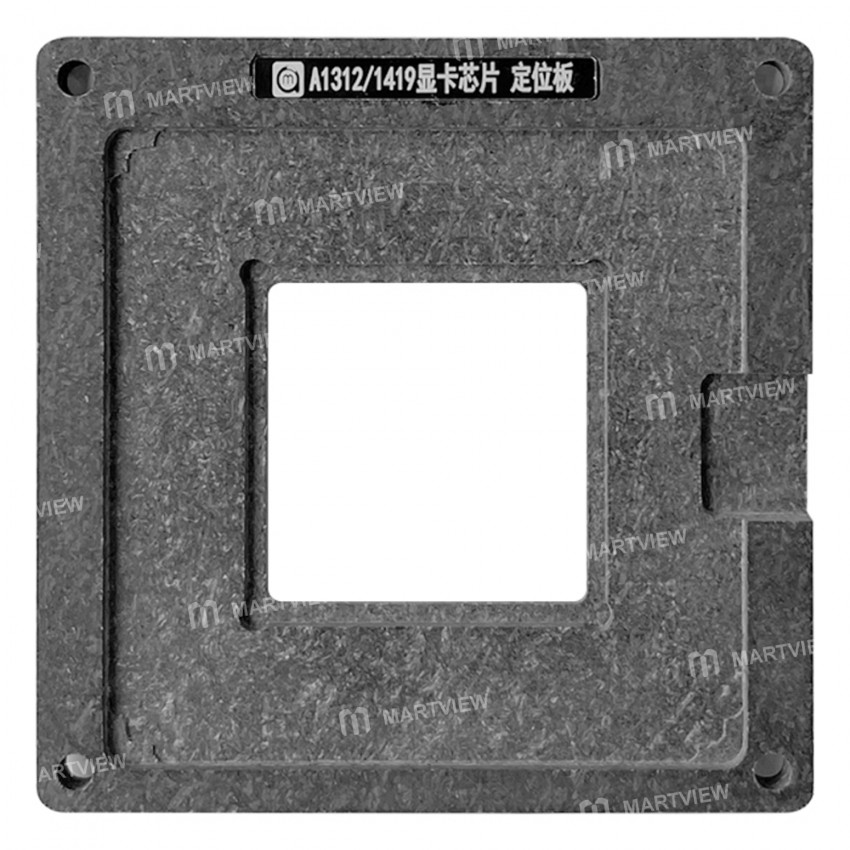 Amaoe 0.25mm BGA Reballing Stencil Tin Planting Platform for A1312 A1419 Graphics Card Chip