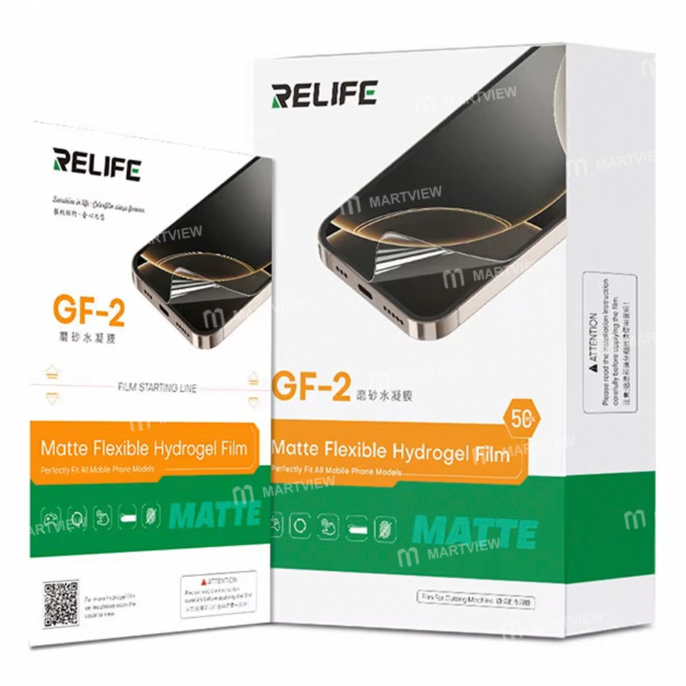 relife gf-2-7-inch-strong-anti-fingerprint-gaming-matte-hydrogel-film-for-cutting-machine
