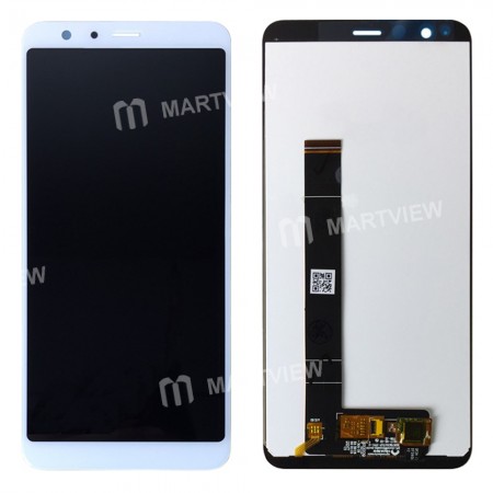 LCD Display Touch Screen Digitizer Assembly Replacement for Asus Zenfone Max Plus M1 - White