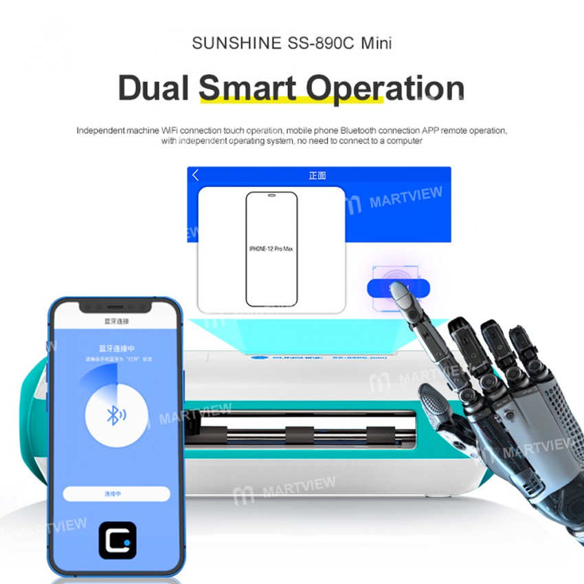 Sunshine SS-890C Mini Intelligent Cutting Machine for Phone Protect Film