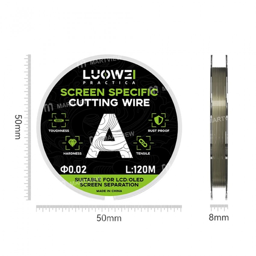 luowei 120m-lcd-screen-disassembly-molybdenum-alloy-separation-cutting-wire-8