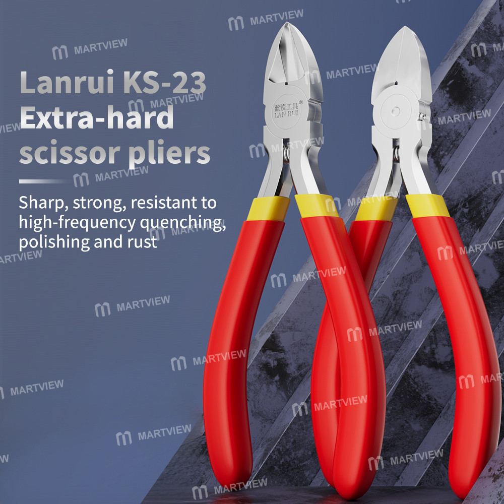 lanrui ks-23-extra-hard-scissor-pliers-for-remove-motherboard-shielding-cover-2